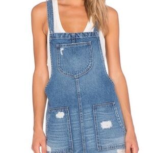 Tularosa Sophia Overall Denim Dress XS- never worn